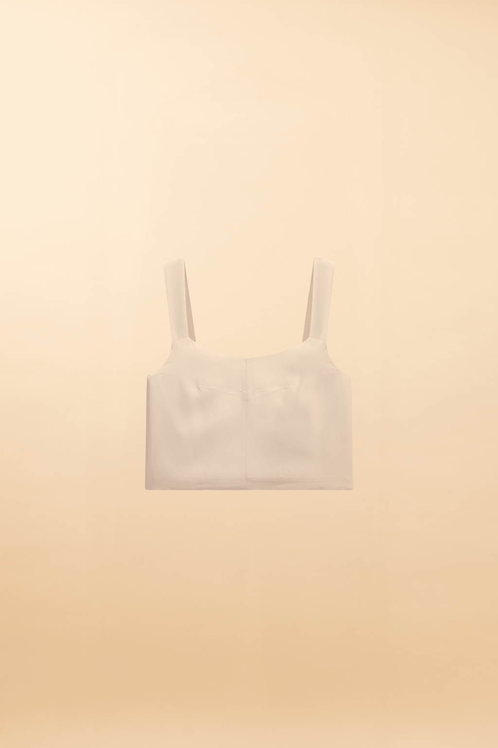 Blusa de Alças de Alfaiataria Siena - Bege Frappé