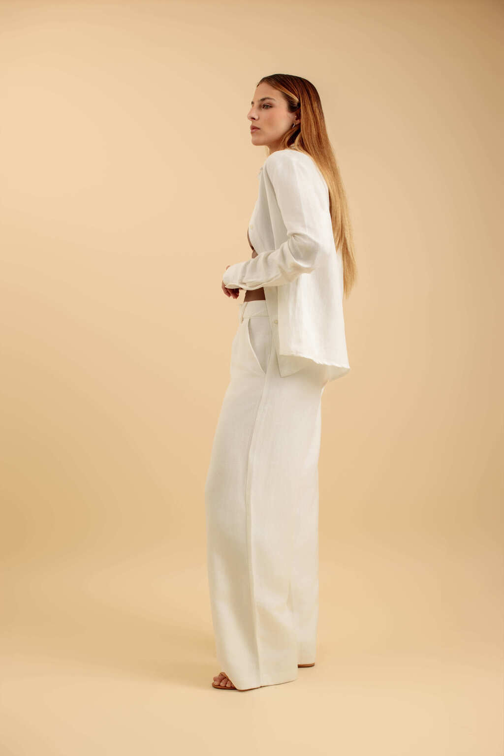 Camisa de Linho Giglio - Off White