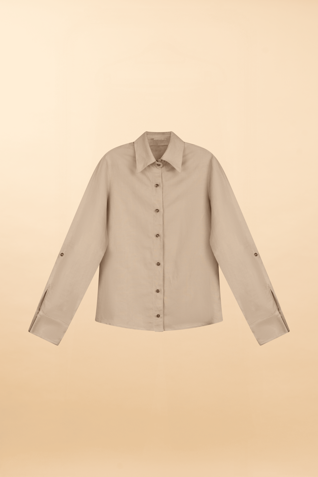 Camisa de Linho Giglio - Biscotto