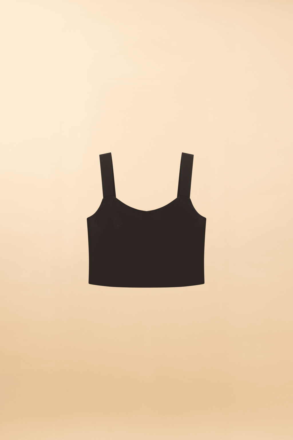 Blusa de Alças de Alfaiataria Siena - Preto