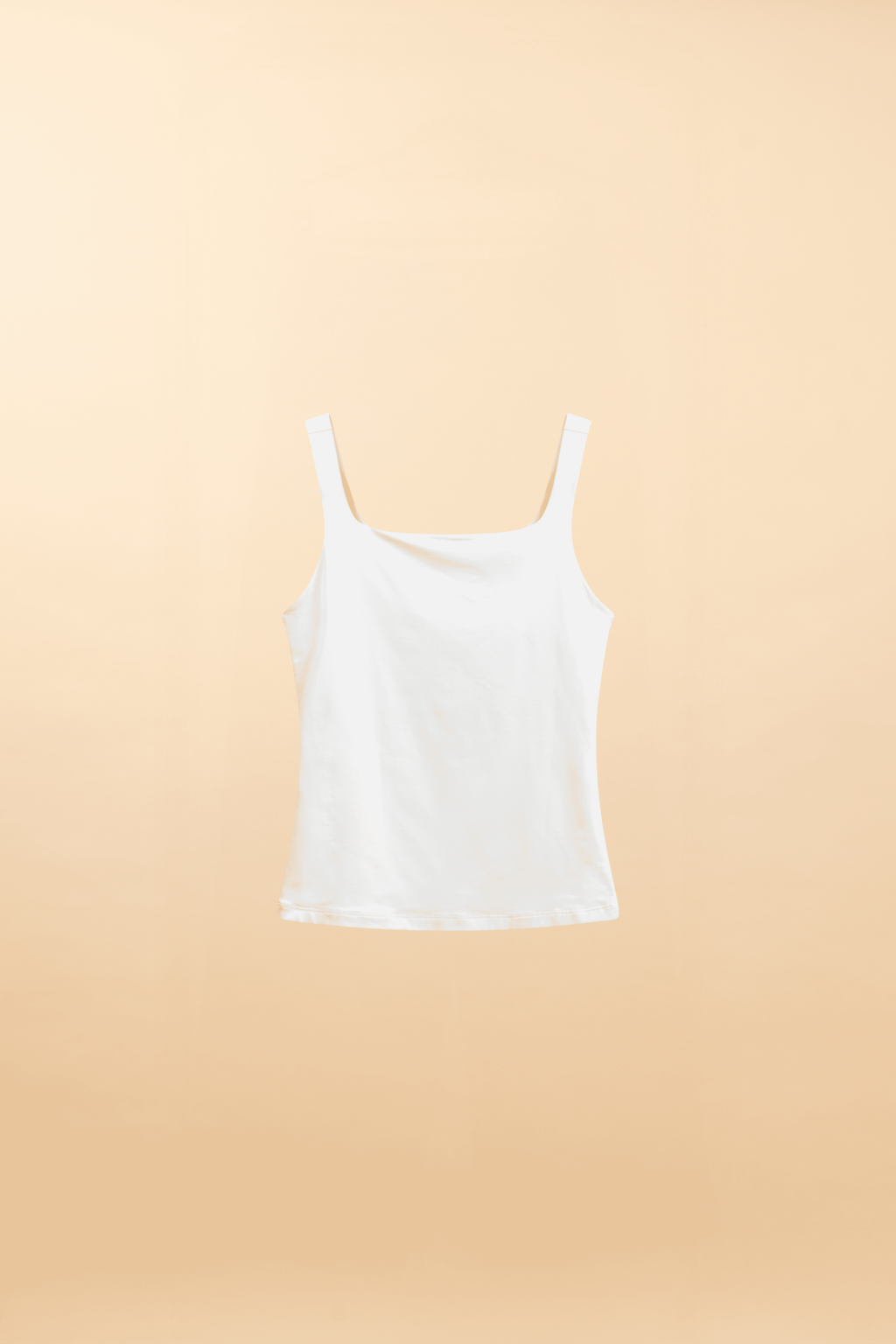 Regata Decote Quadrado de Poliamida Pienza - Off White