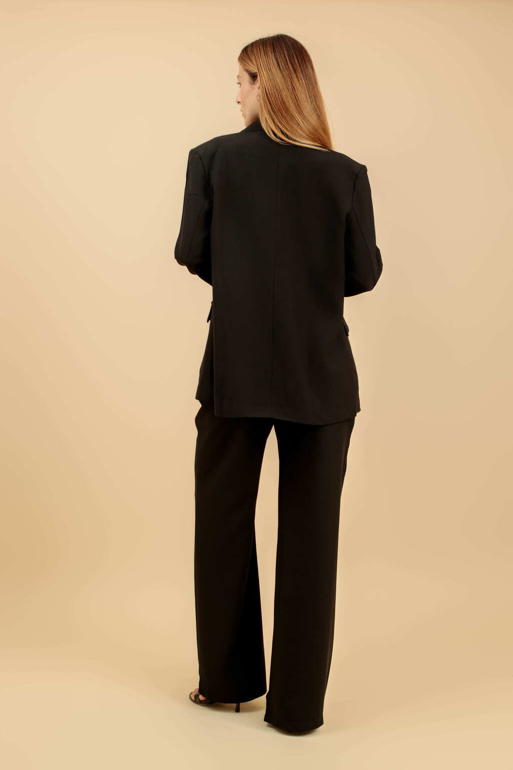 Calça Pantalona de Alfaiataria Vinci - Preto