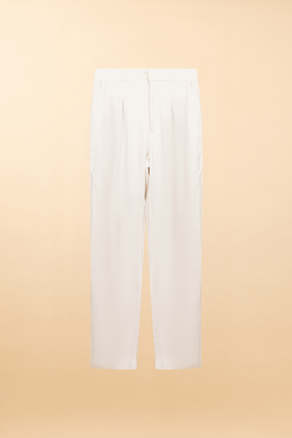 Calça Reta de Alfaiataria Florence - Off White