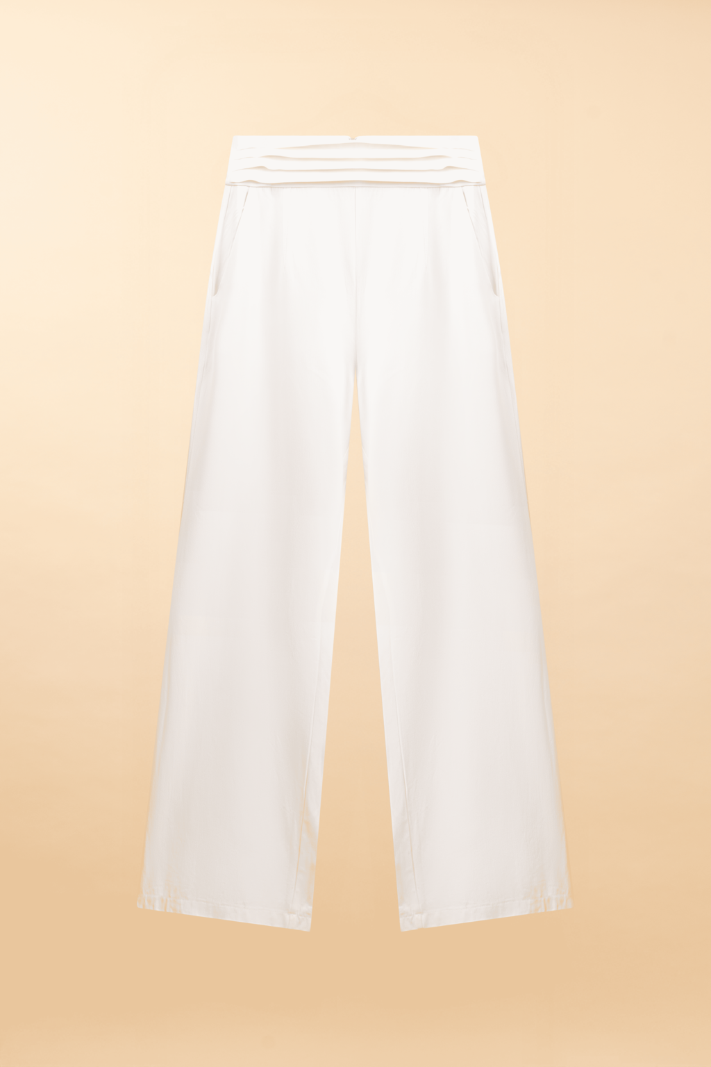 Calça Pantalona de Alfaiataria Vinci - Off White