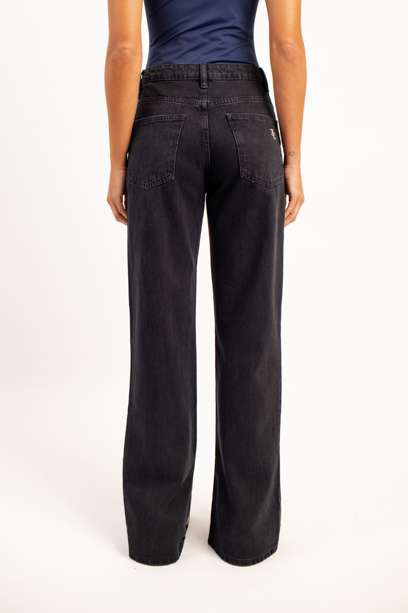 Calça Reta Jeans Scopello - Preto