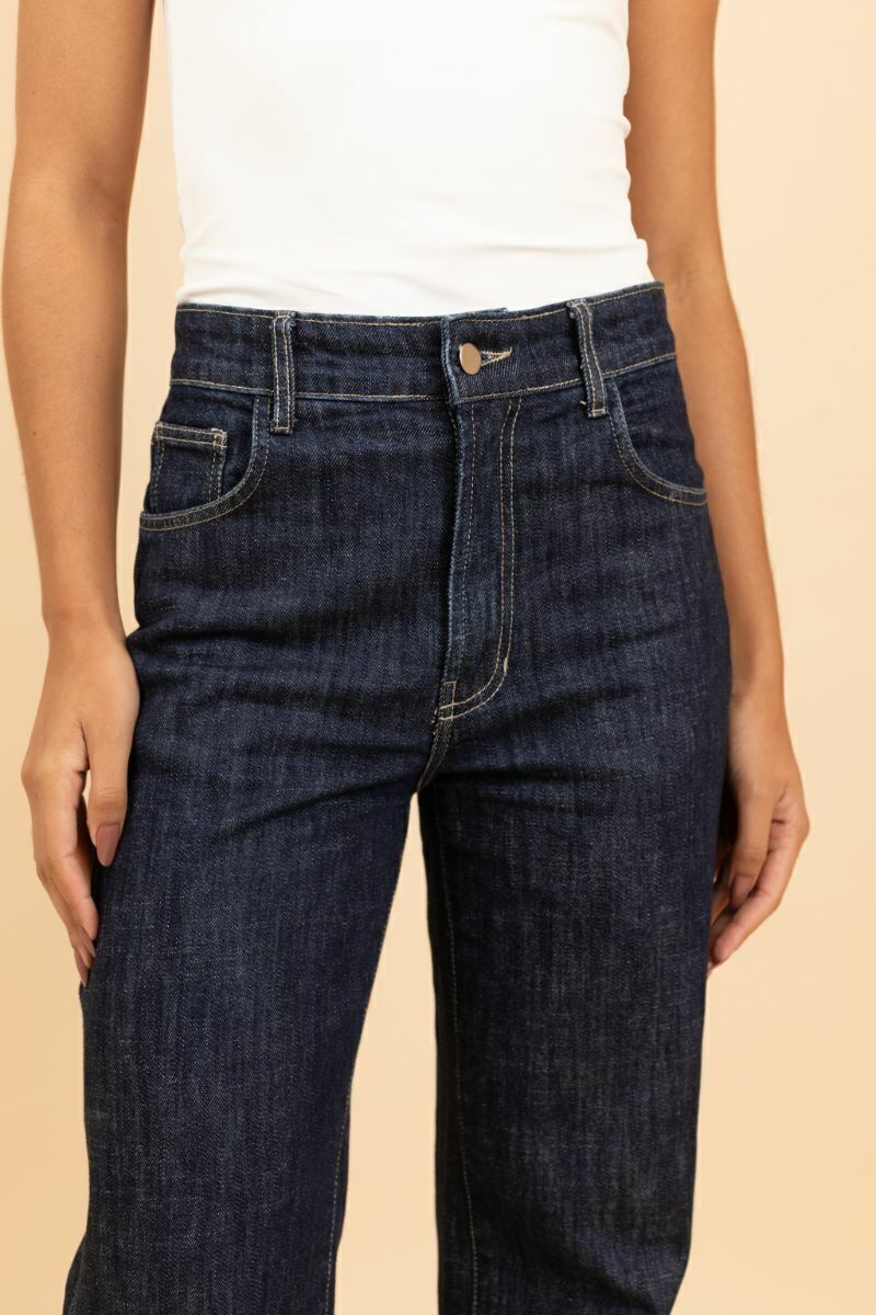Calça Bootcut Jeans Monteriggioni - Azul Escuro