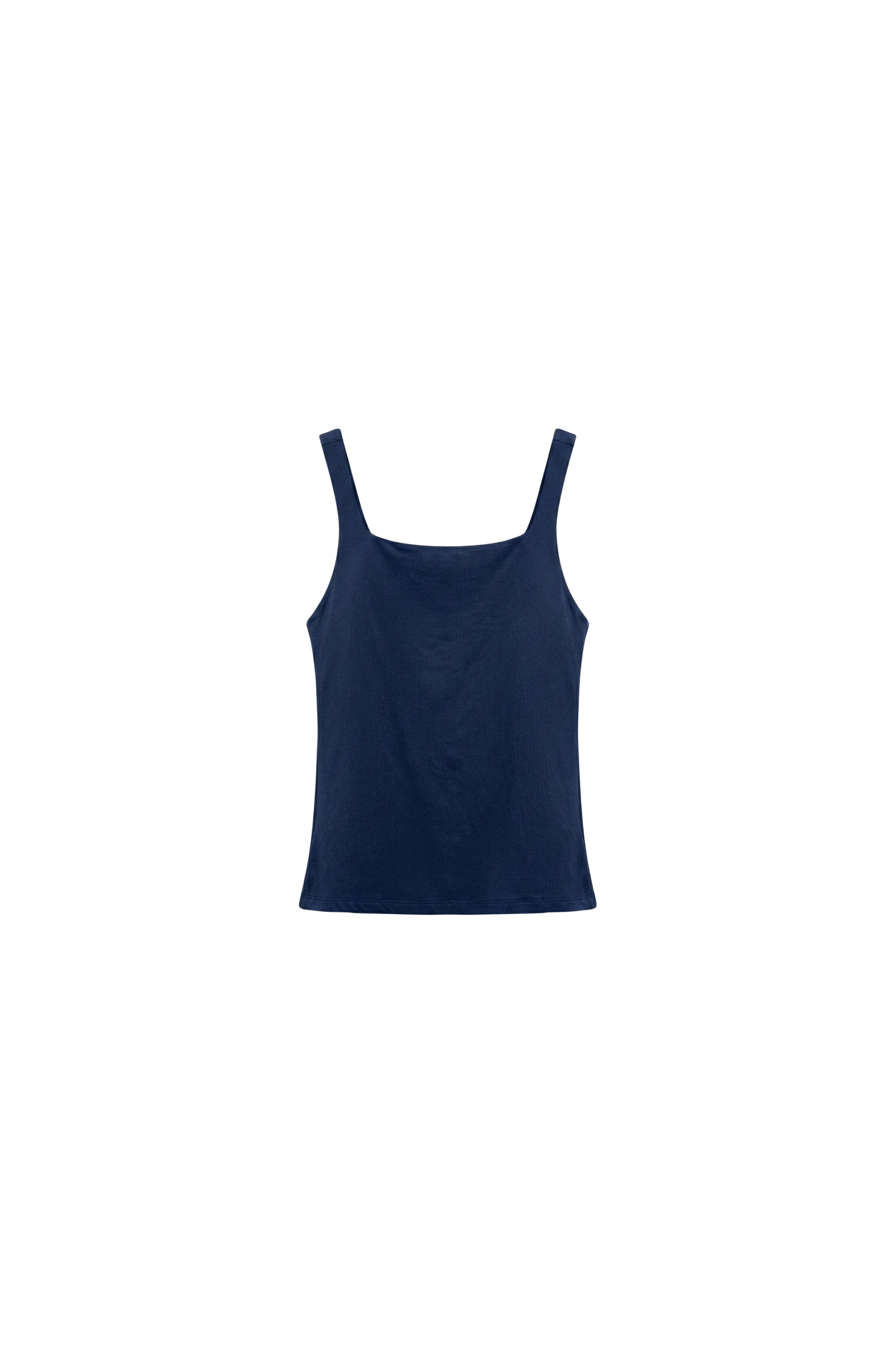 Regata Decote Quadrado de Poliamida Pienza - Azul Mirtillo
