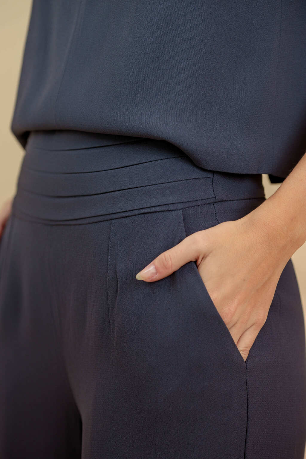 Calça Pantalona de Alfaiataria Vinci - Azul Mirtillo